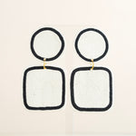 The Ellory Co: Align Square Earrings