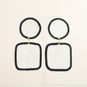 The Ellory Co: Align Square Earrings