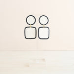 The Ellory Co: Align Square Earrings