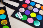 OKAYOK: Black Polka Tote