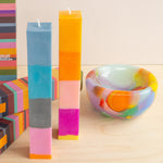 Studio Wall: Tall Color Study Candle