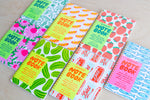 And Here We Are: Letterpress Pattern Spiral Notebook