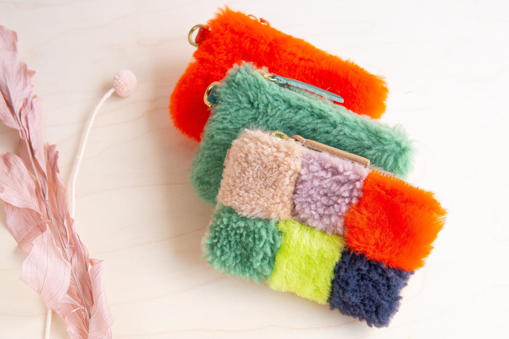 Primecut: Shearling Coin Pouch