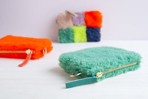 Primecut: Shearling Coin Pouch