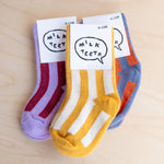 Milk Teeth: Stripe Socks (Kids)