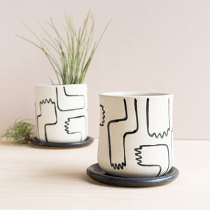 Echeri Ceramics: Manos Planter and Plate