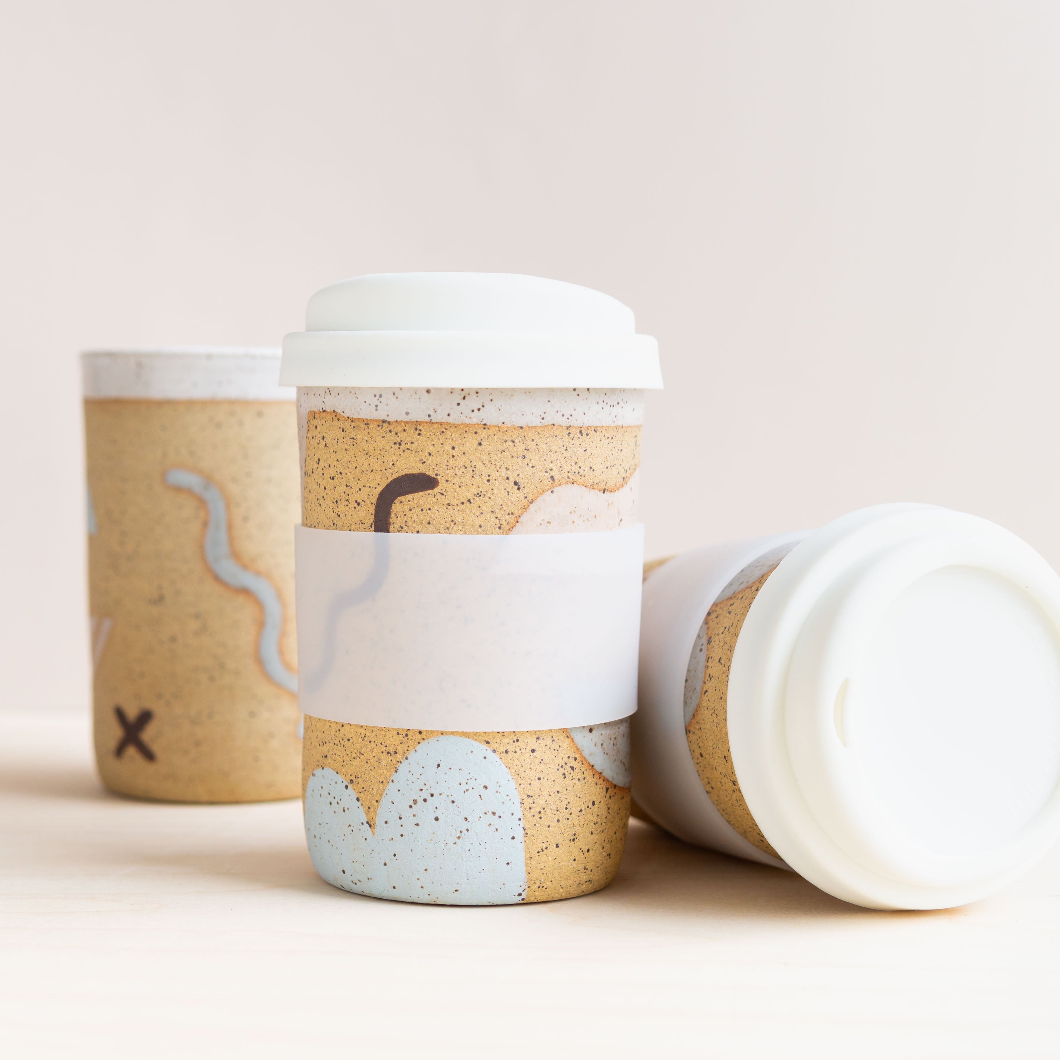 Christi Ahee: Travel Cup in Neutrals