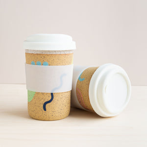 Christi Ahee: 12 oz Pop Doodle Travel Mug