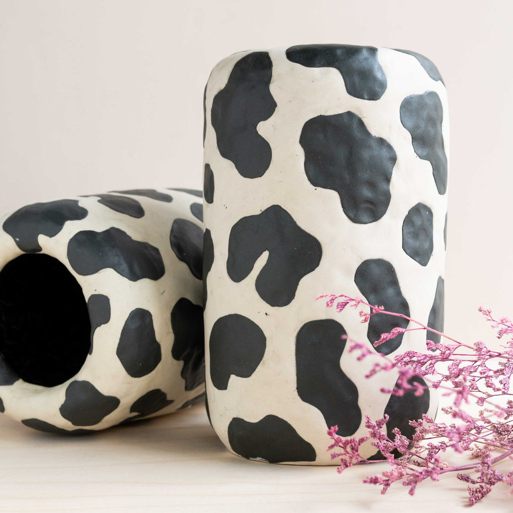 Marita Manson Ceramics: Spotted Cow Vase