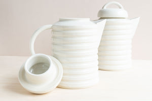 Marita Manson Ceramics: White Coffee Carafe