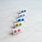 Twenty Two West: Mod Dot Porcelain Stud Earrings