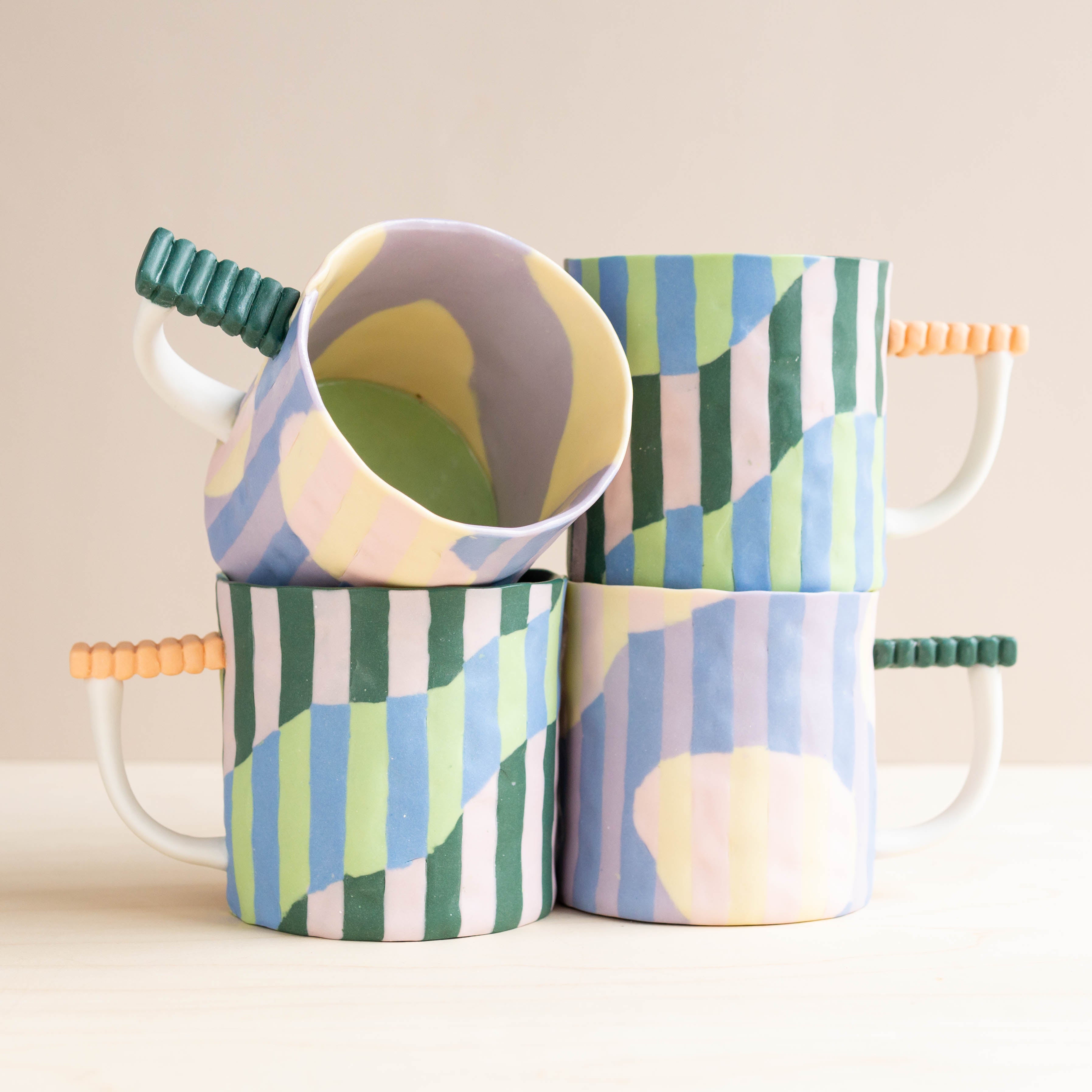 Marita Manson Ceramics: 12oz Quad Mug