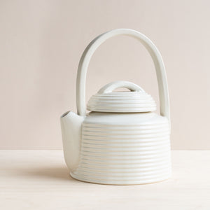 Marita Manson Ceramics: White Teapot
