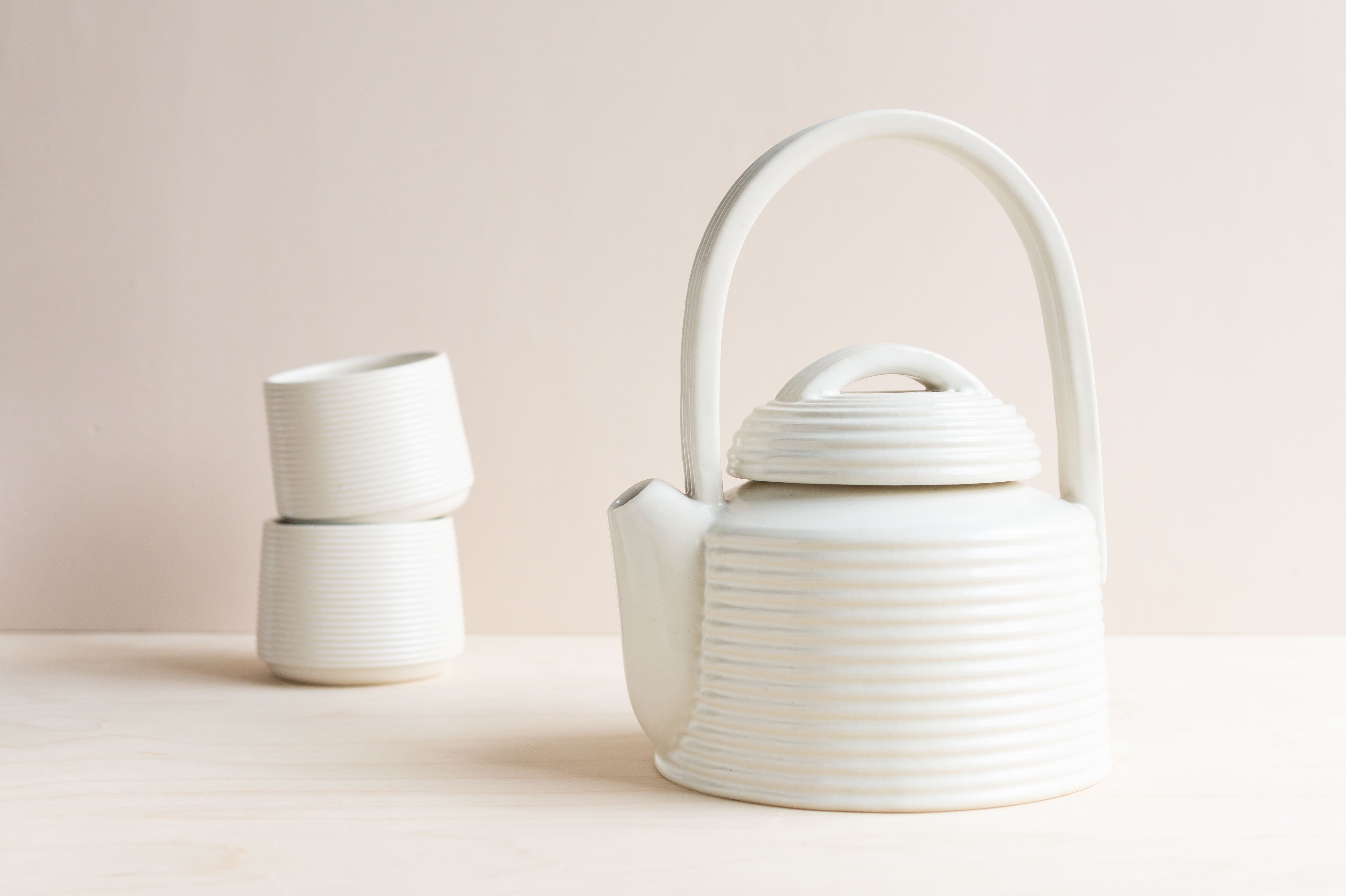 Marita Manson Ceramics: White Teapot
