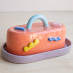 The Beige Motel: Coral Butter Dish
