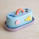 The Beige Motel: Blue Butter Dish