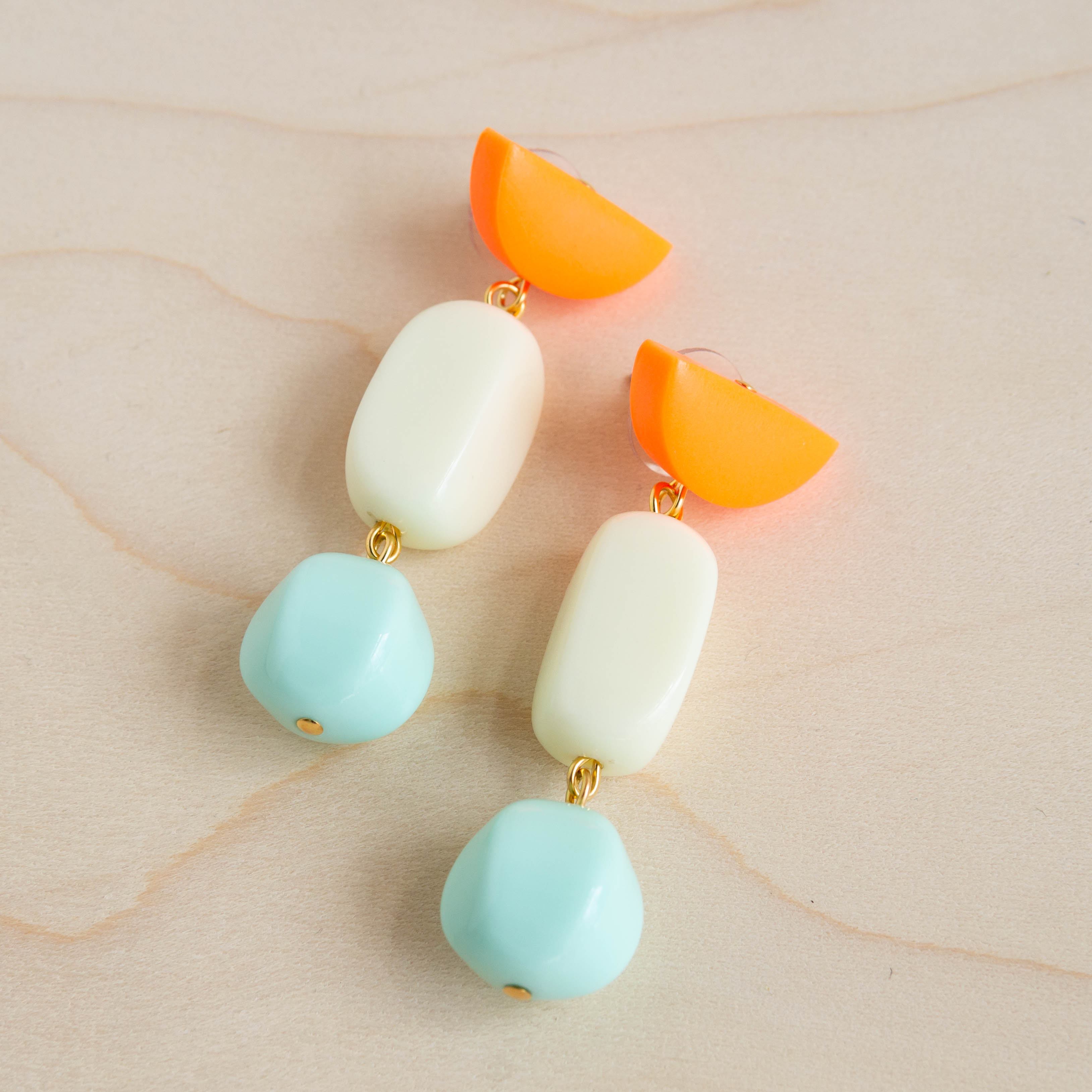 Hattie Buzzard: Vintage Bead Candy Drop Earrings