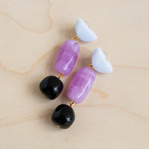 Hattie Buzzard: Vintage Bead Candy Drop Earrings