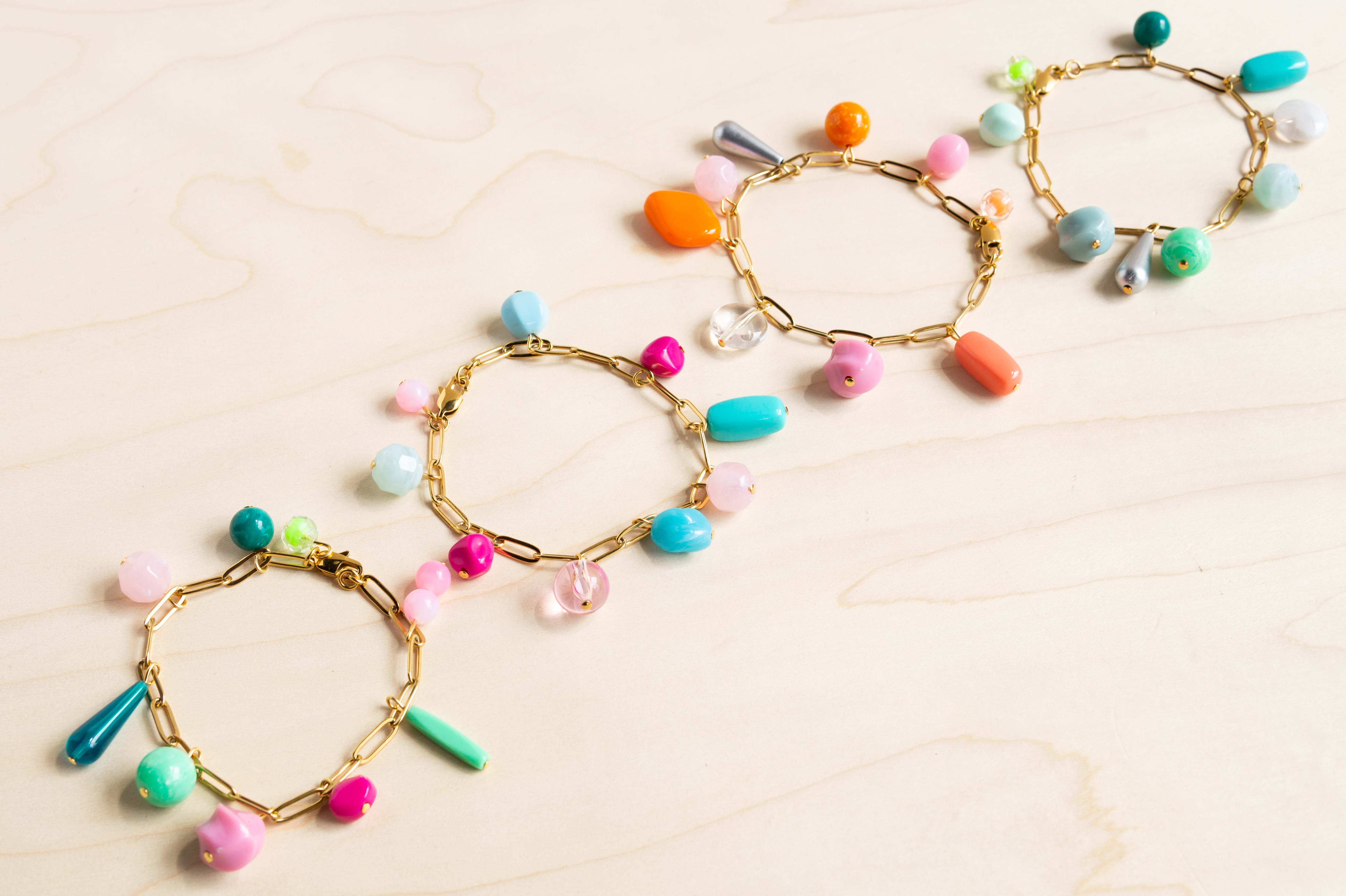 Hattie Buzzard: Candy Charm Bracelets