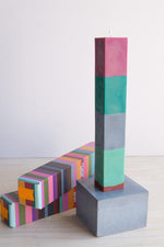 Studio Wall: Tall Color Study Candle