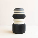 Minimum Design: Modular NU Vase in Grey