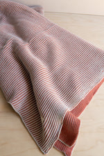 Pink Lemonade: Organic Cotton Knit Throw Blanket