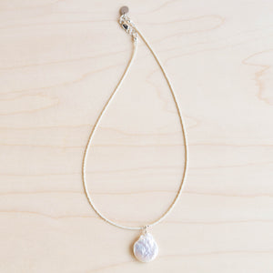 Sea + Pattern: Pearl Coin Necklace