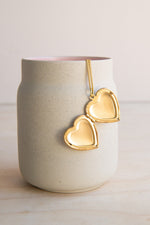 Michelle Starbuck: Textured Heart Locket Necklace