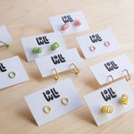 WOLL: Ring Stud Earrings