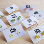 WOLL: Ring Stud Earrings