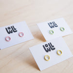 WOLL: Ring Stud Earrings