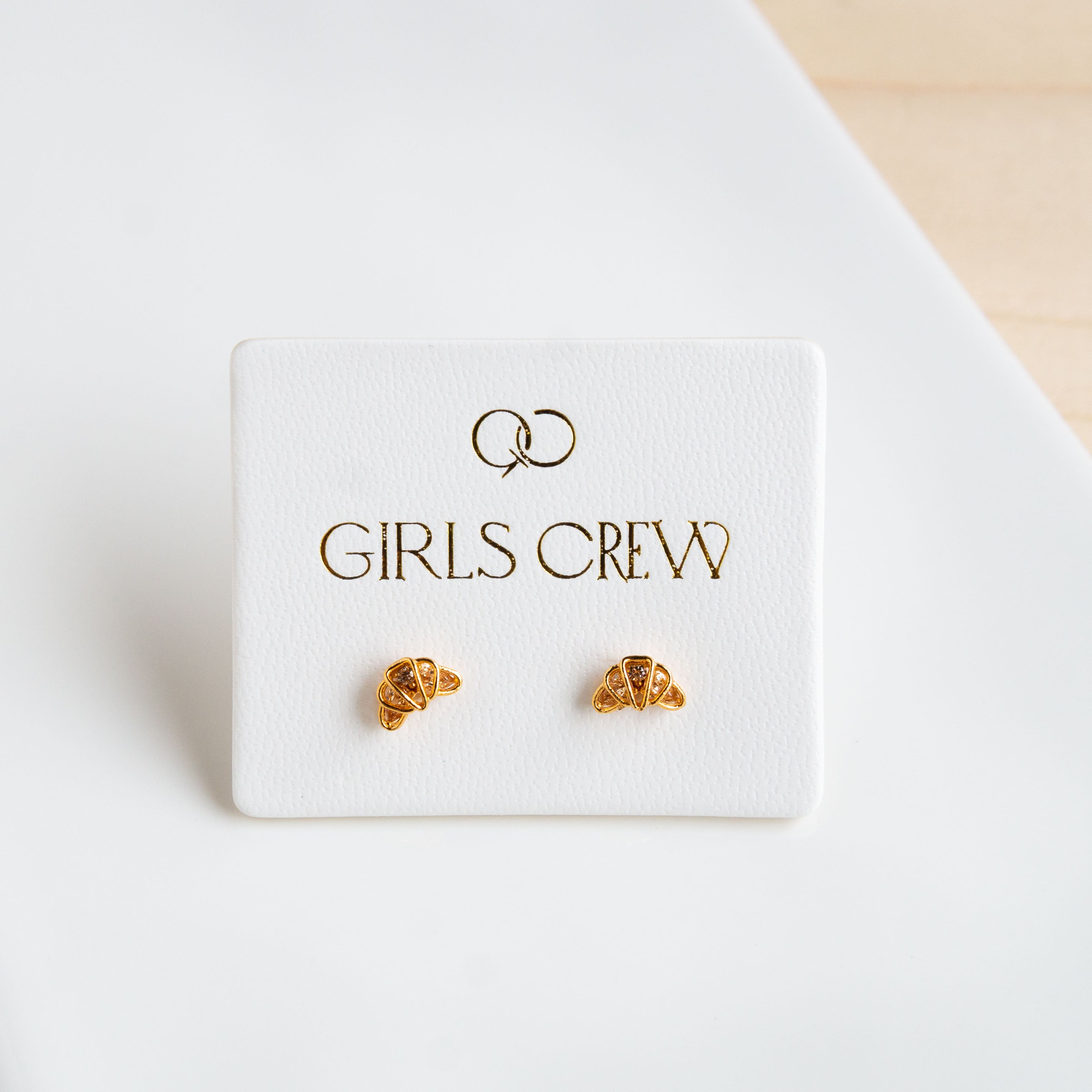 Girls Crew: Croissant Studs