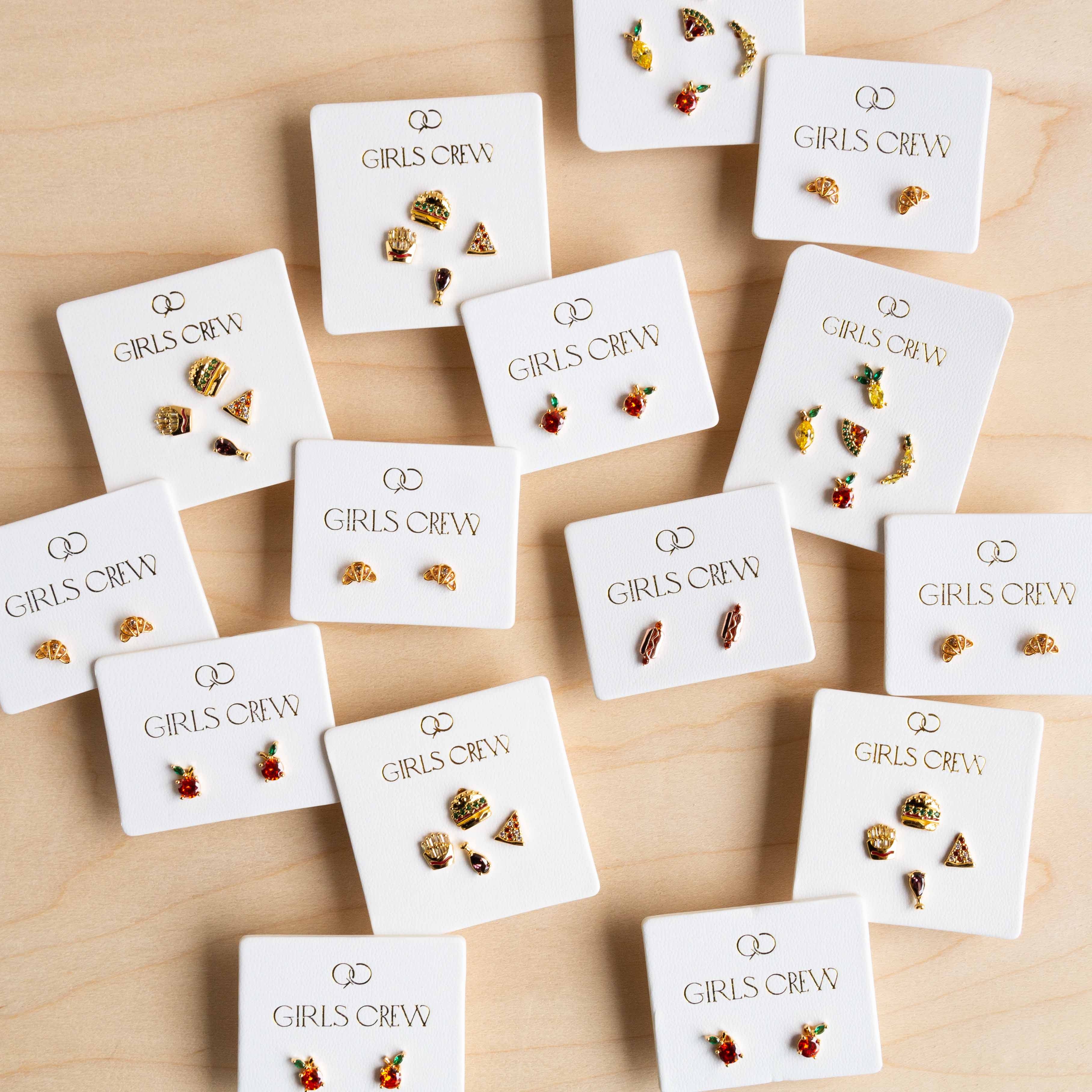 Girls Crew: Tropical Fruit Stud Set