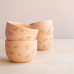 Peaches: Rainbow Nerikomi Mini Tumbler