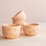 Peaches: Rainbow Nerikomi Mini Tumbler