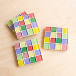 Subtle Art Studios: Glass Tile Coaster - Summer Sprinkles