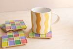Subtle Art Studios: Glass Tile Coaster - Summer Sprinkles