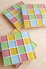 Subtle Art Studios: Glass Tile Coaster - Spring Sprinkles