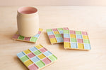 Subtle Art Studios: Glass Tile Coaster - Spring Sprinkles