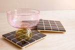 Subtle Art Studios: Glass Tile Coaster - Black