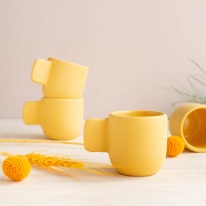Peaches: Orange Espresso Cup