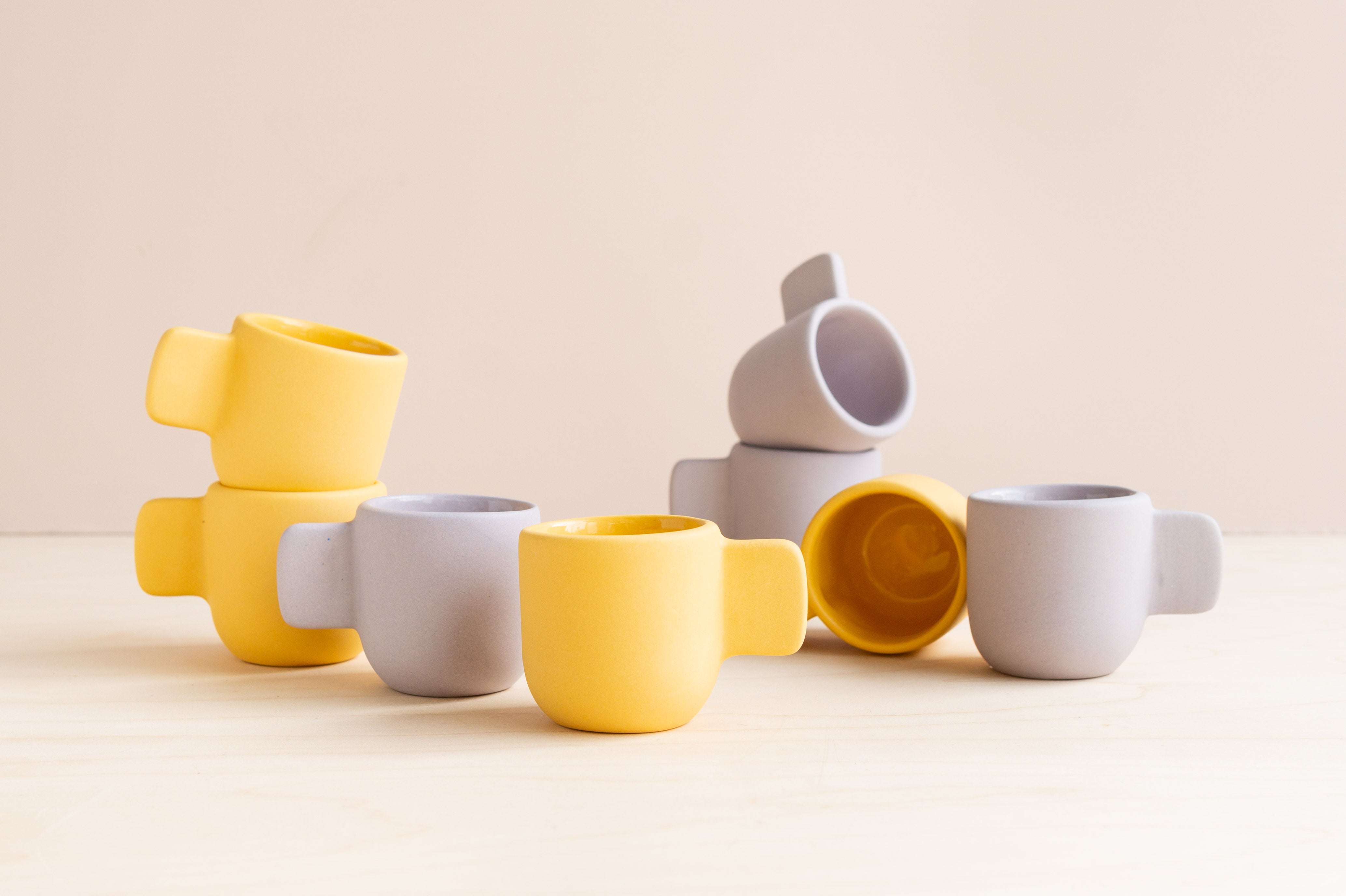 Peaches: Orange Espresso Cup