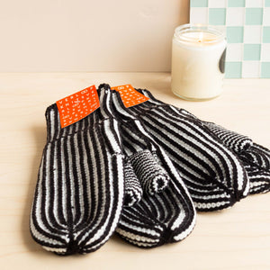Verloop: Stripe Knit Mittens