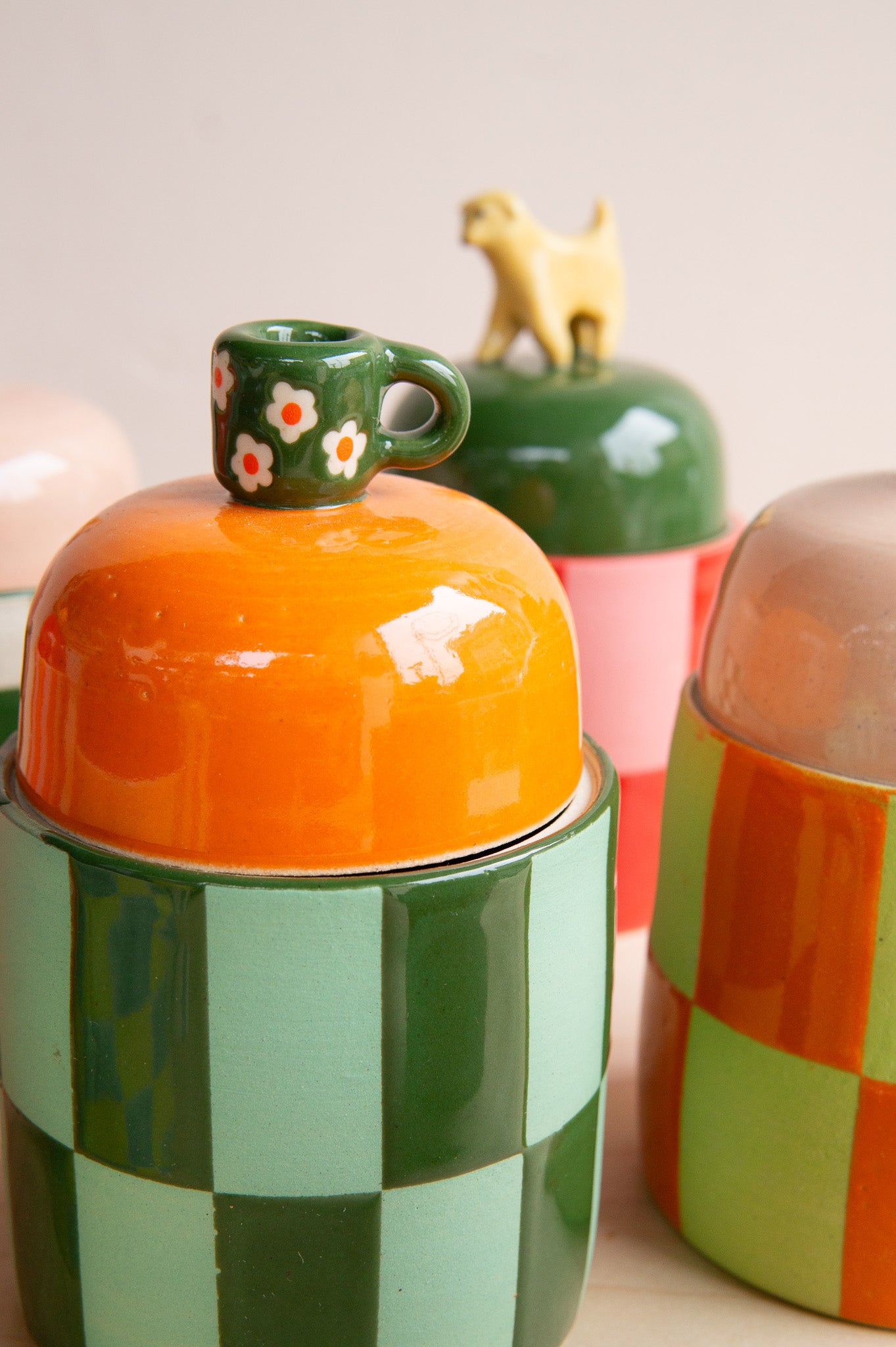 Christi Ahee Ceramics: Lidded Jar – Mantel