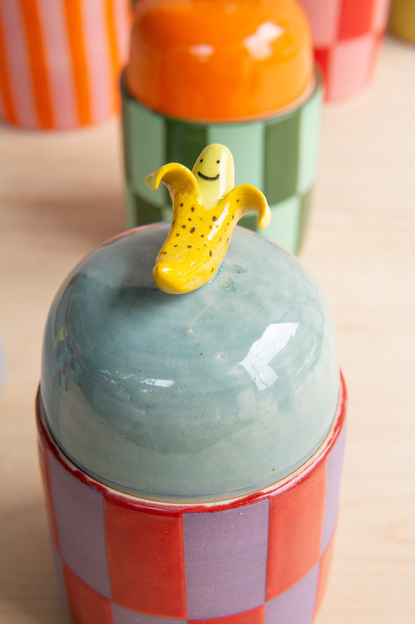 Christi Ahee Ceramics: Lidded Jar – Mantel