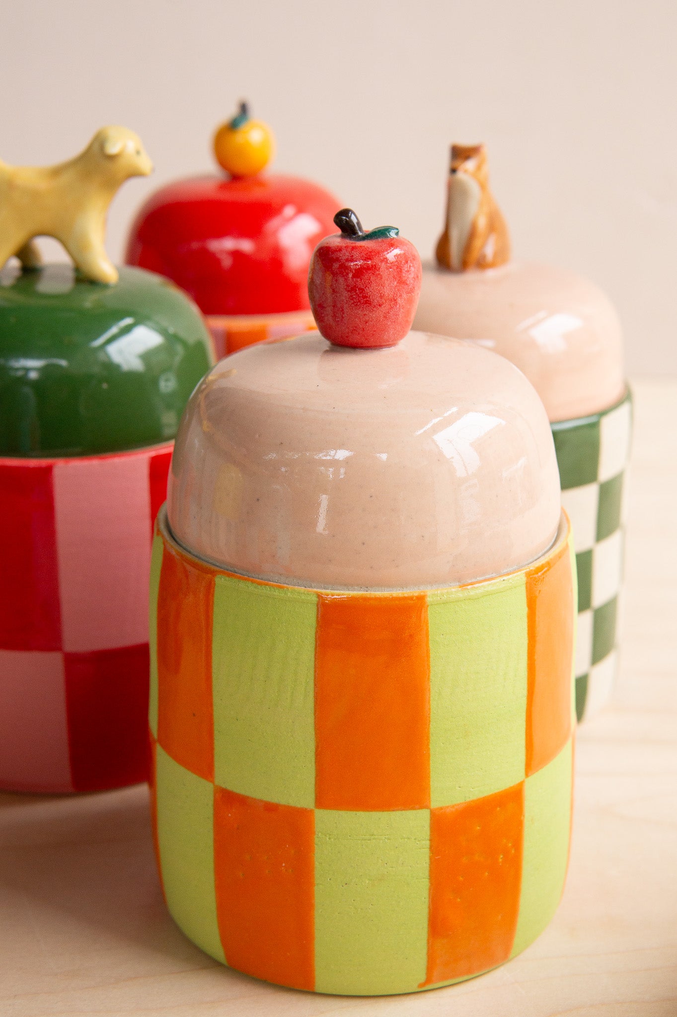 Christi Ahee Ceramics: Lidded Jar – Mantel