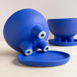 Niko: Kline Blue Tripod Planter
