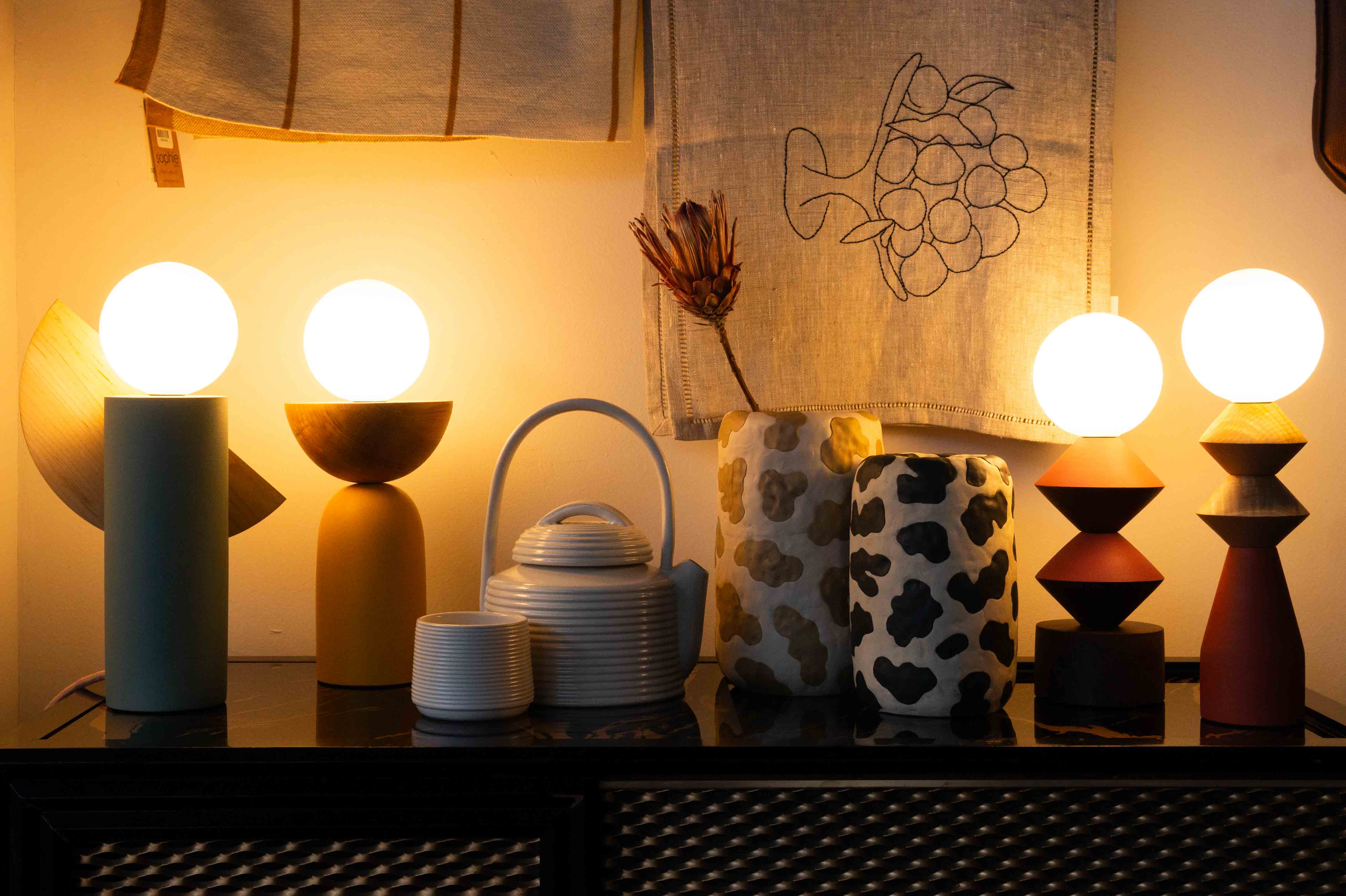 Yukon House: Half Moon Lamp