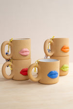Bowl Cut Ceramics: Lips Mug