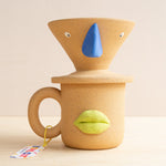 Bowl Cut Ceramics: Face Coffee Pour-Over
